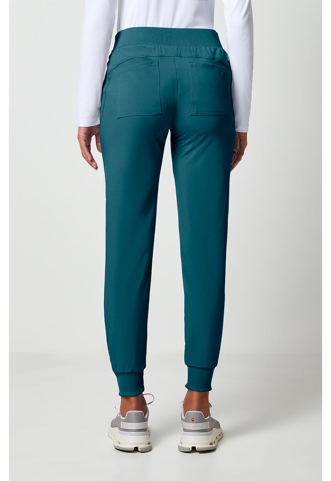 Allura CKA190 Women's Mid Rise Scrub Joggers Caribbean Blue