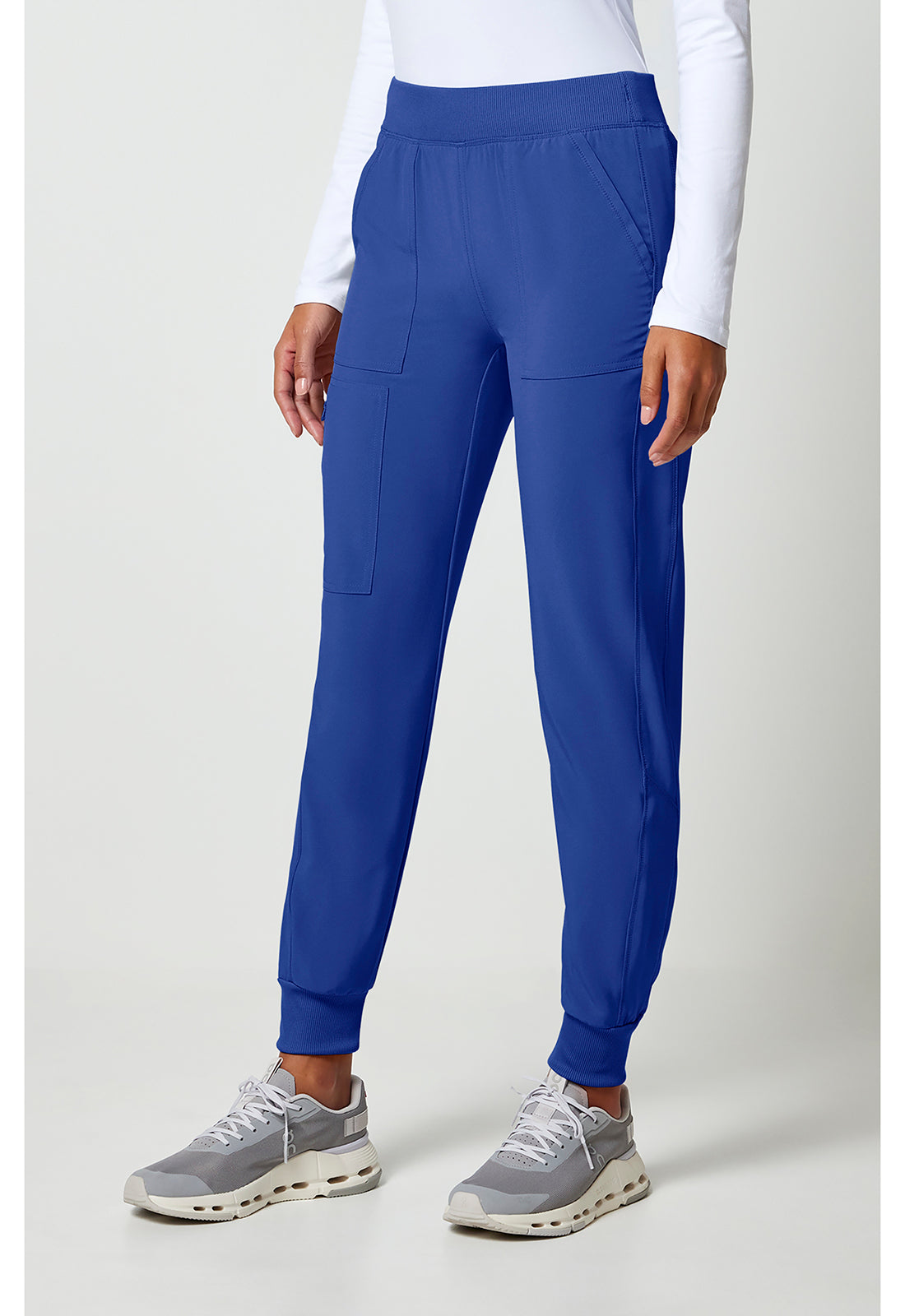 Allura CKA190 Women's Mid Rise Scrub Joggers Galaxy Blue
