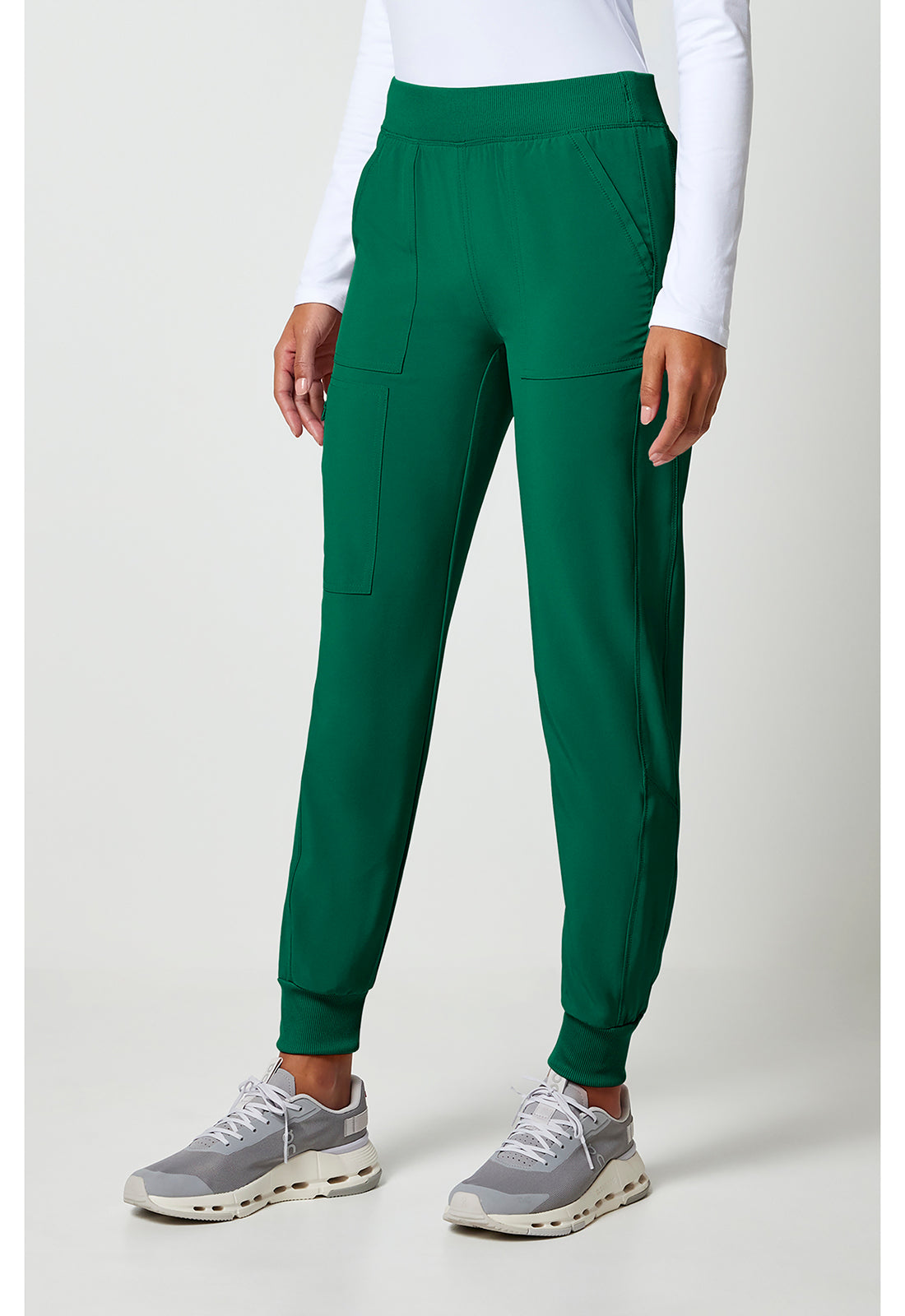 Allura CKA190 Women's Mid Rise Scrub Joggers Hunter Green