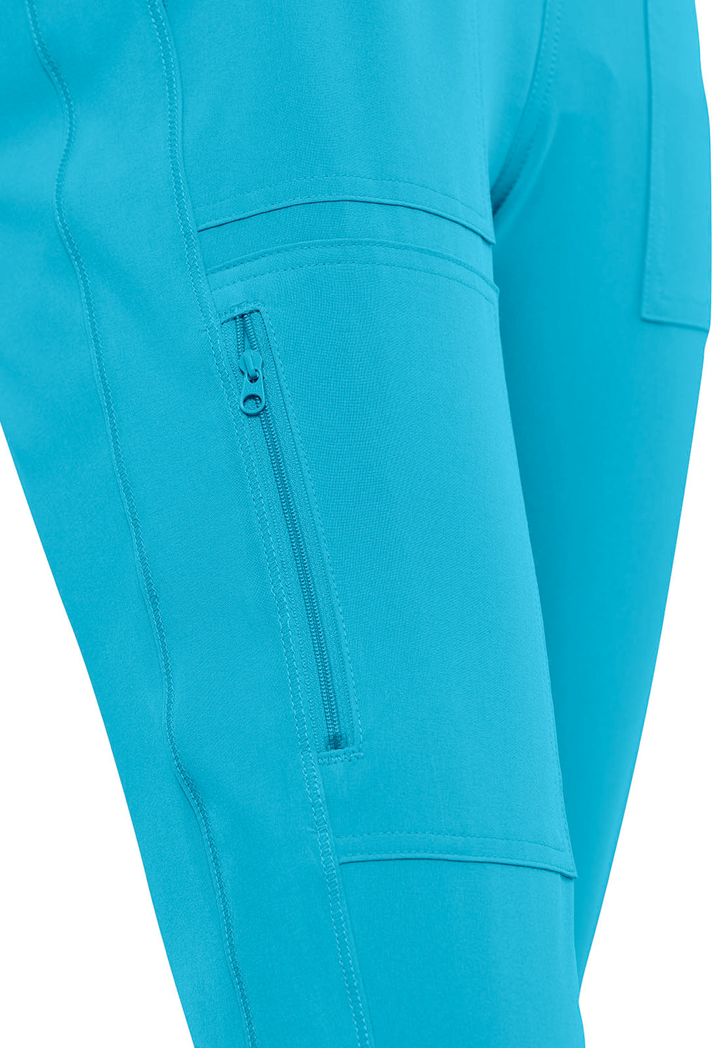 Allura CKA190 Women's Mid Rise Scrub Joggers Teal Blue