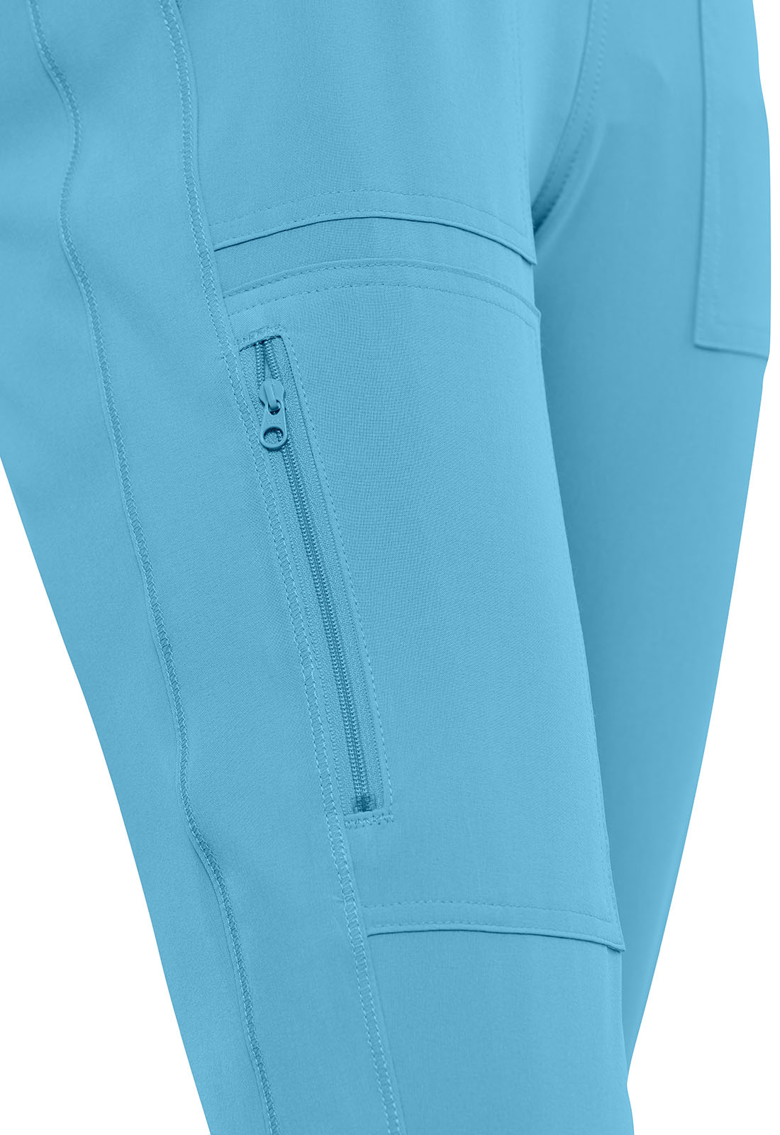Allura CKA190 Women's Mid Rise Scrub Joggers Teal Blue