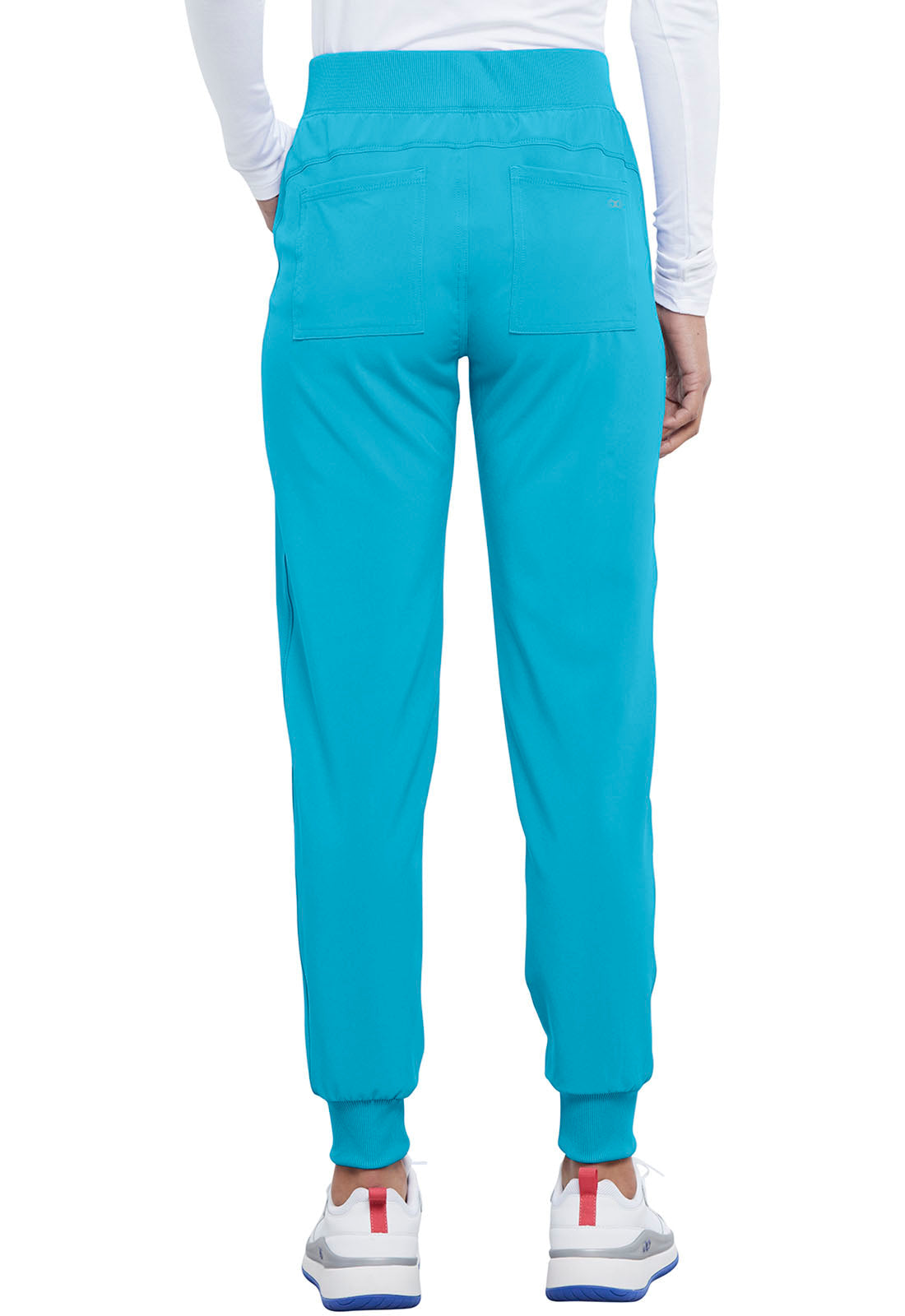 Allura CKA190 Women's Mid Rise Scrub Joggers Teal Blue