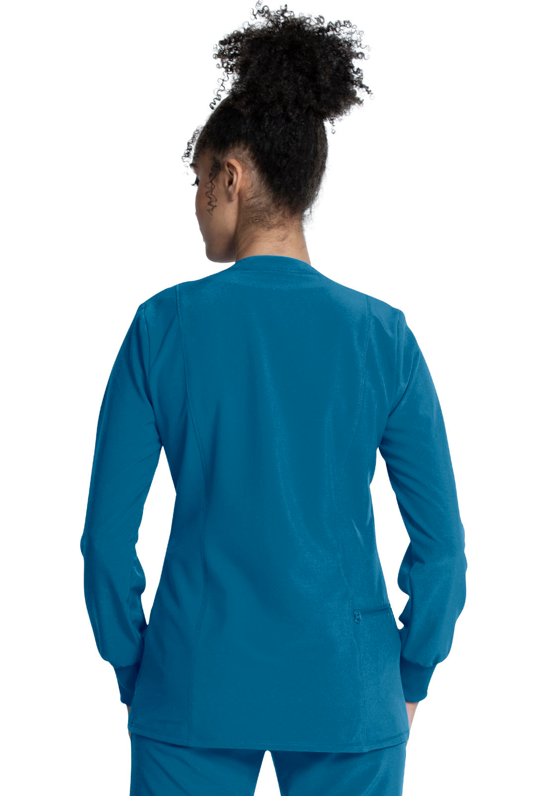Allura CKA384 Women's Zip Front Jacket Caribbean Blue