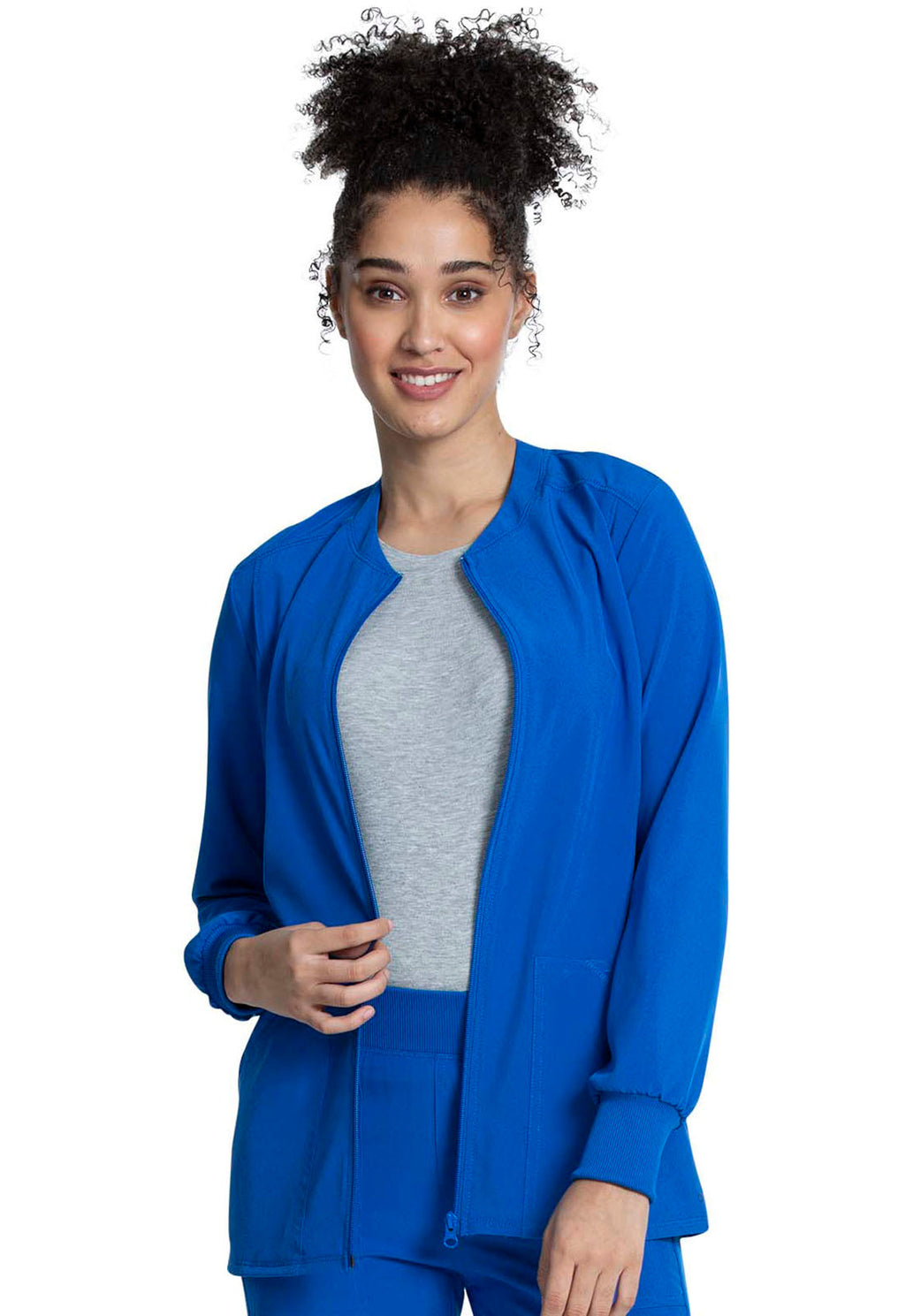 Allura CKA384 Women's Zip Front Jacket Royal