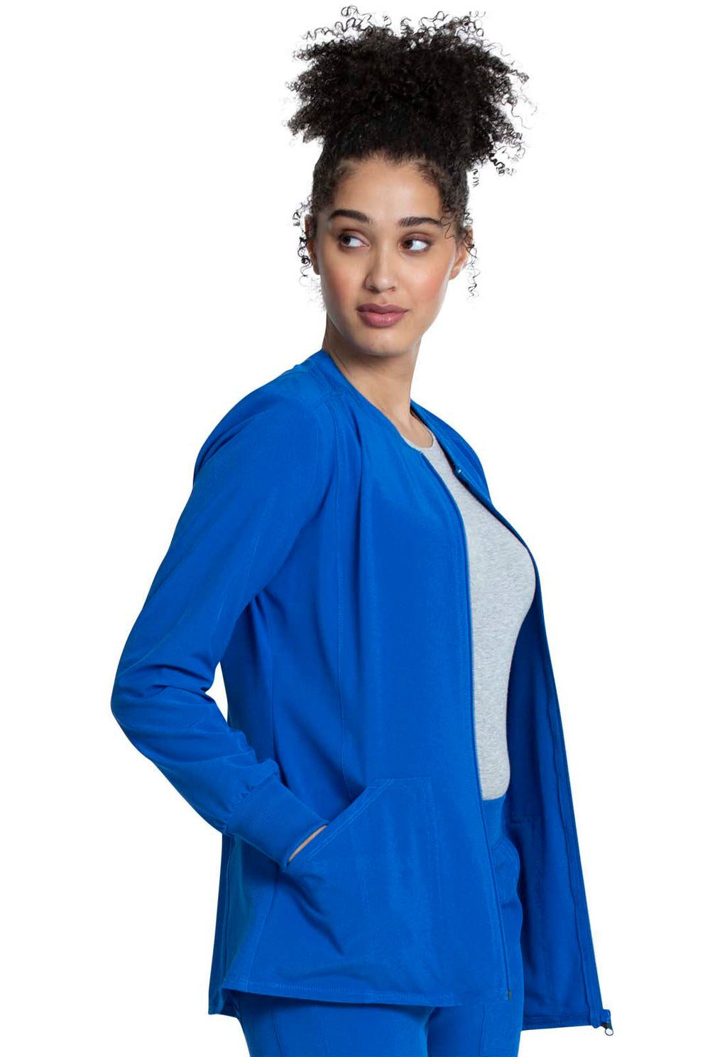 Allura CKA384 Women's Zip Front Jacket Royal