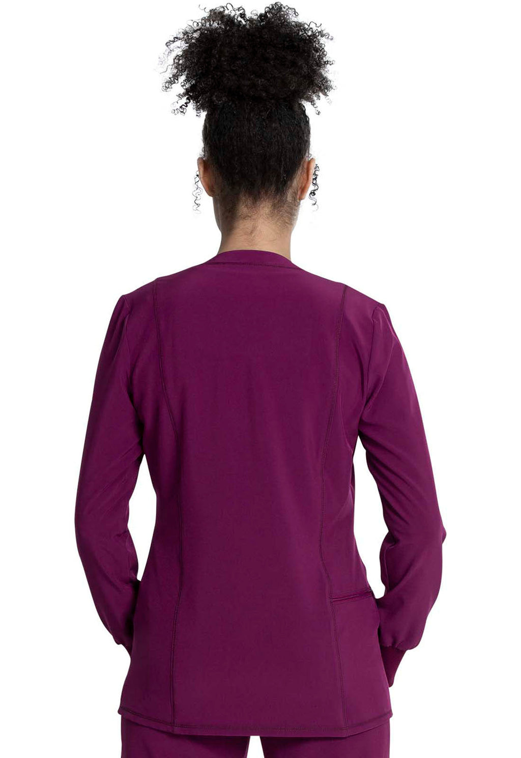 Allura CKA384 Women's Zip Front Jacket Wine