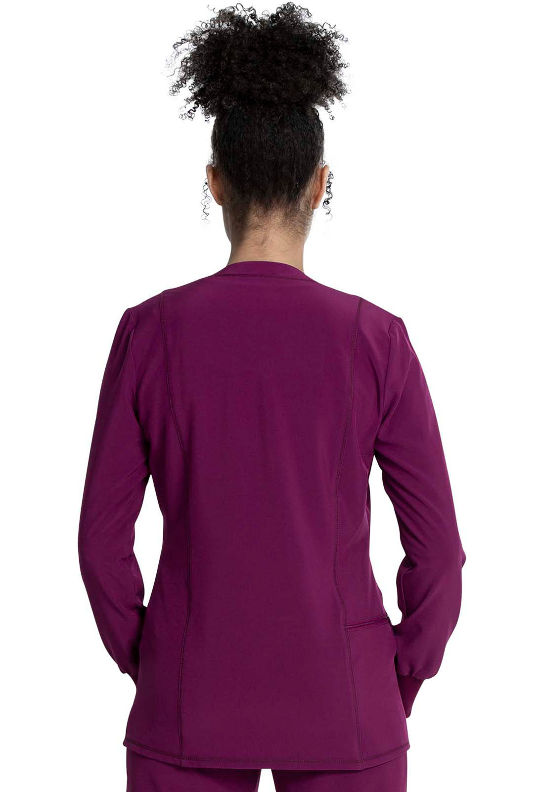 Allura CKA384 Women's Zip Front Jacket Wine