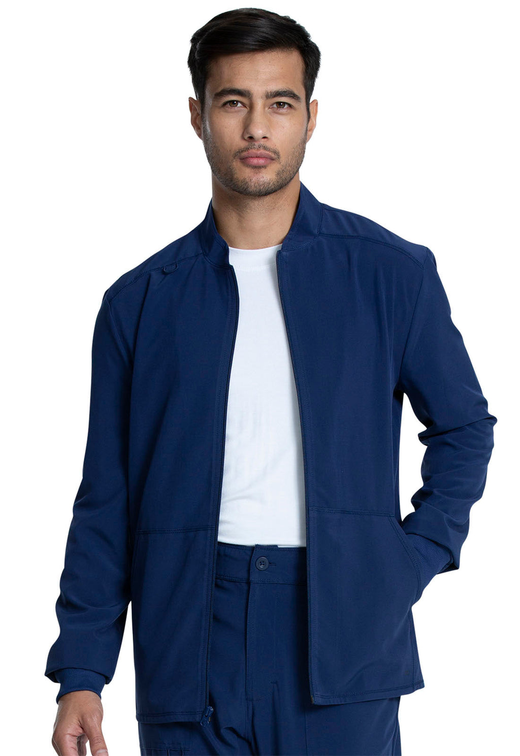 Allura CKA387 Men's Zip Front Jacket Navy