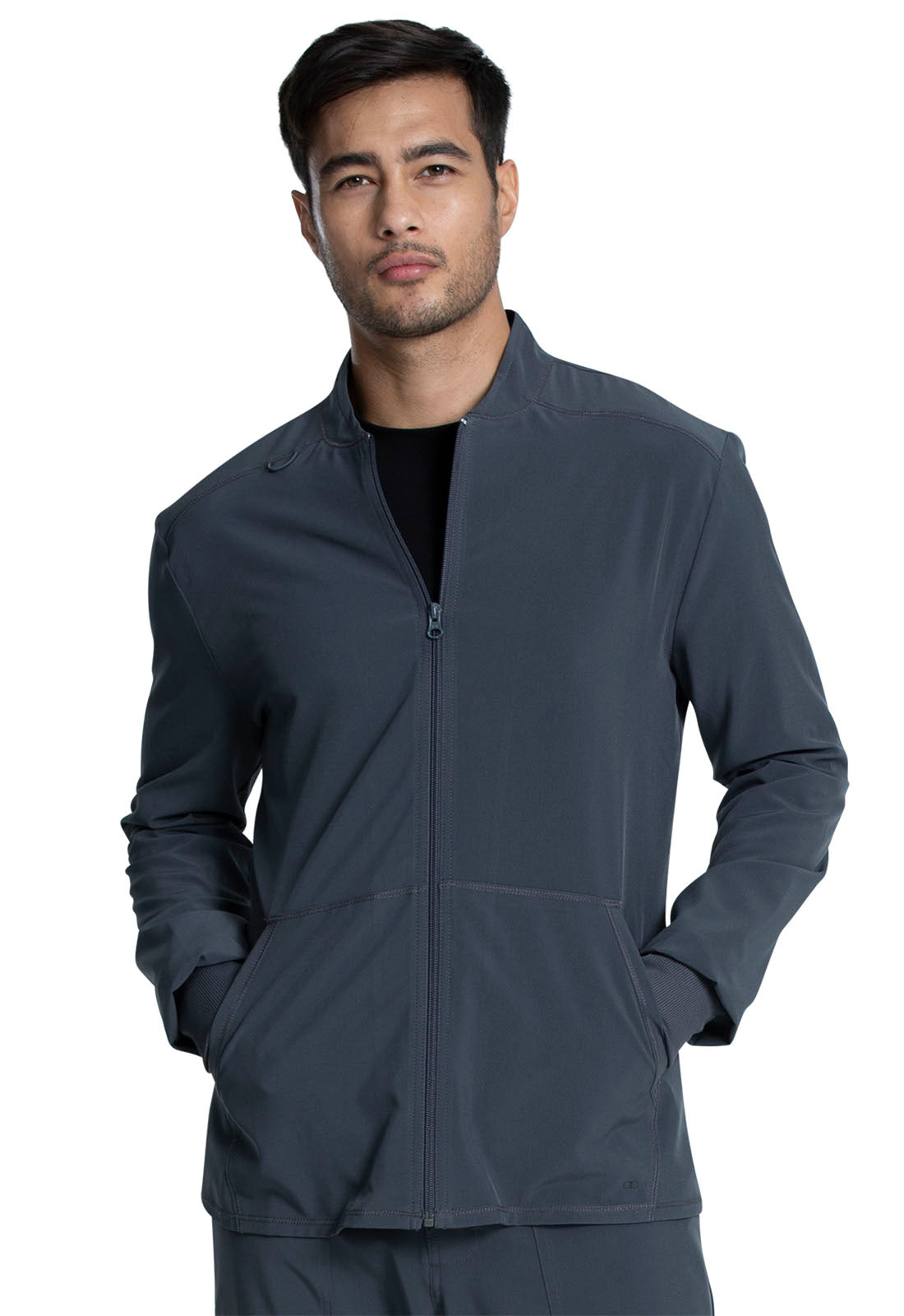 Allura CKA387 Men's Zip Front Jacket Pewter