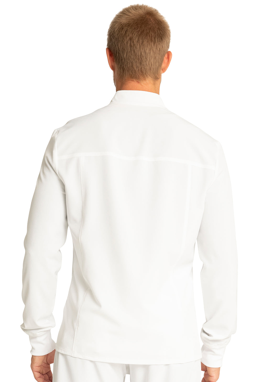 Allura CKA387 Men's Zip Front Jacket White