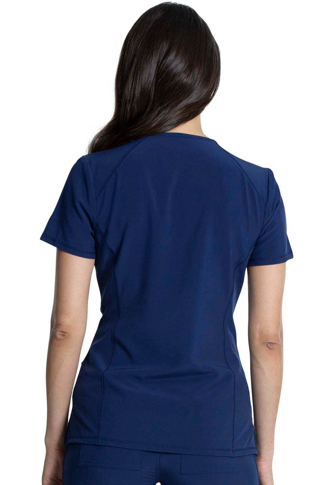 Allura CKA684 Women's V-Neck Scrub Top Navy