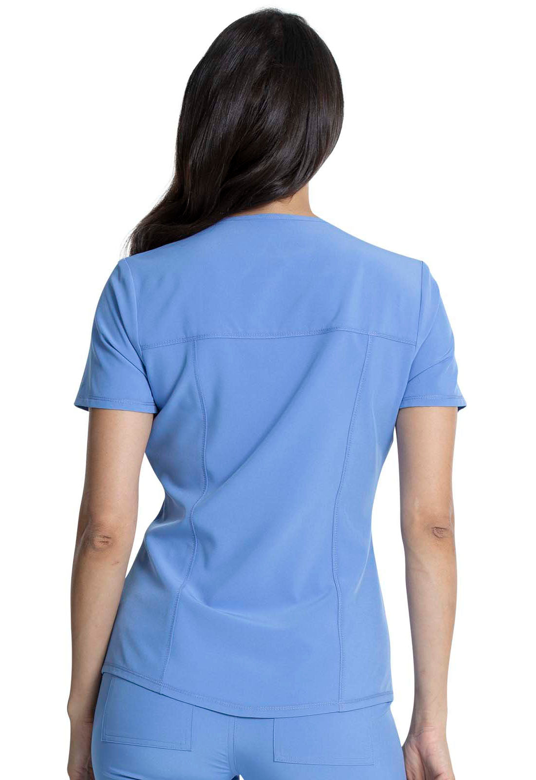 Allura CKA685 V-Neck Top Ciel