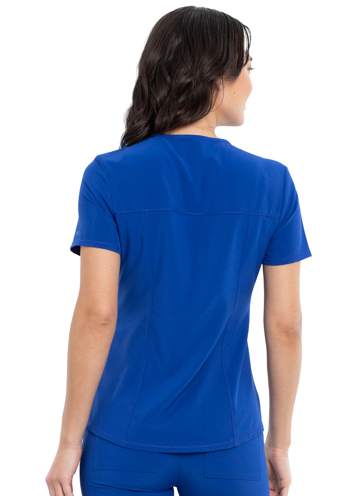 Allura CKA685 Women's V-Neck Scrub Top Galaxy Blue