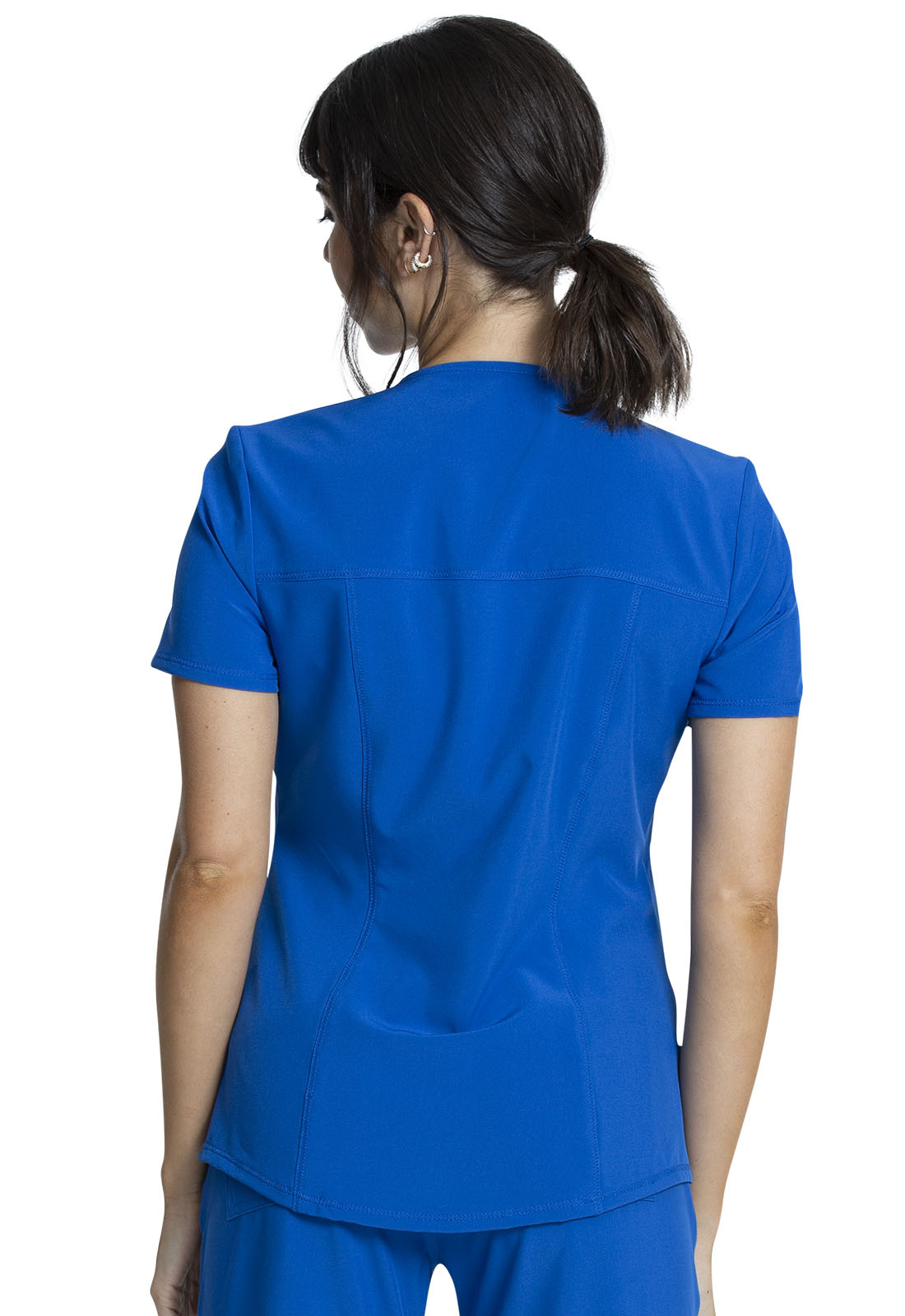 Allura CKA685 Women's V-Neck Scrub Top Royal