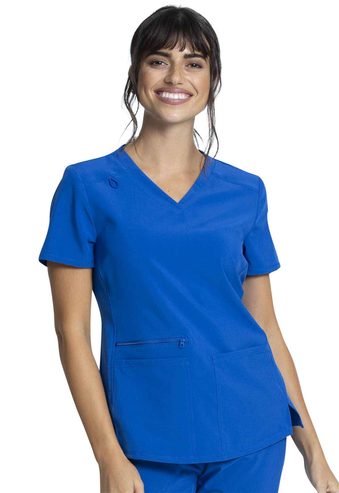 Allura CKA685 Women's V-Neck Scrub Top Royal