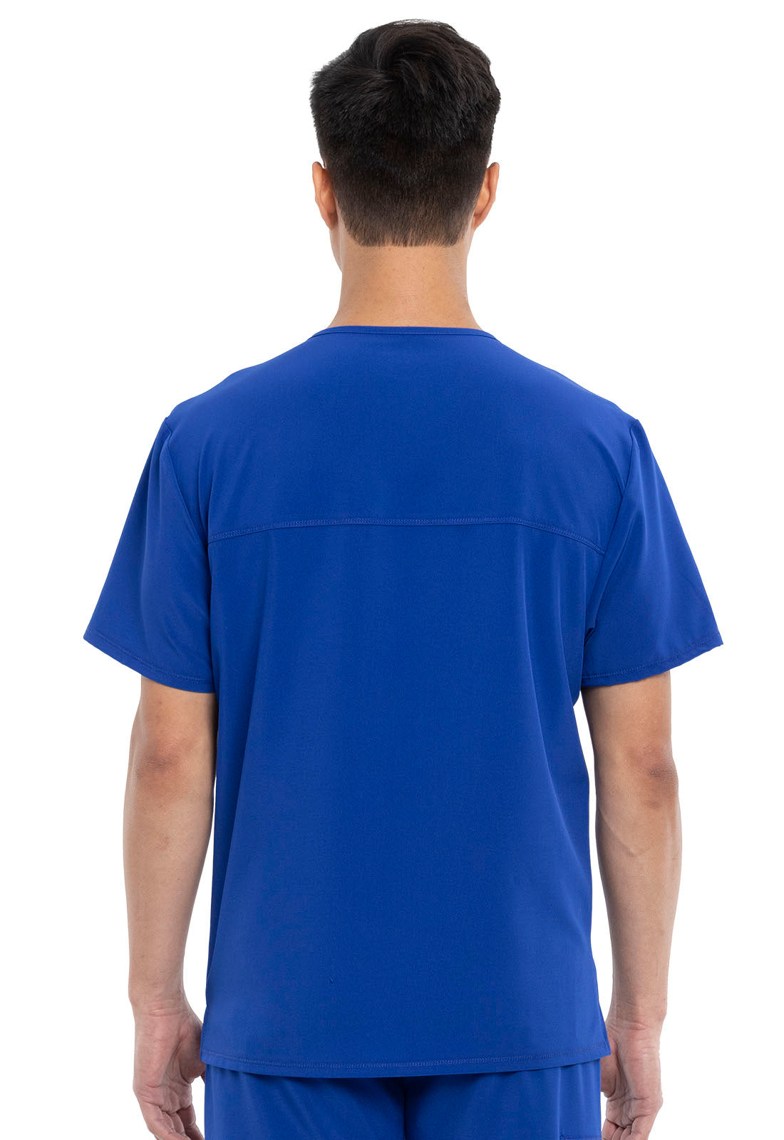 Allura CKA686 Men's V-Neck Scrub Top Galaxy Blue
