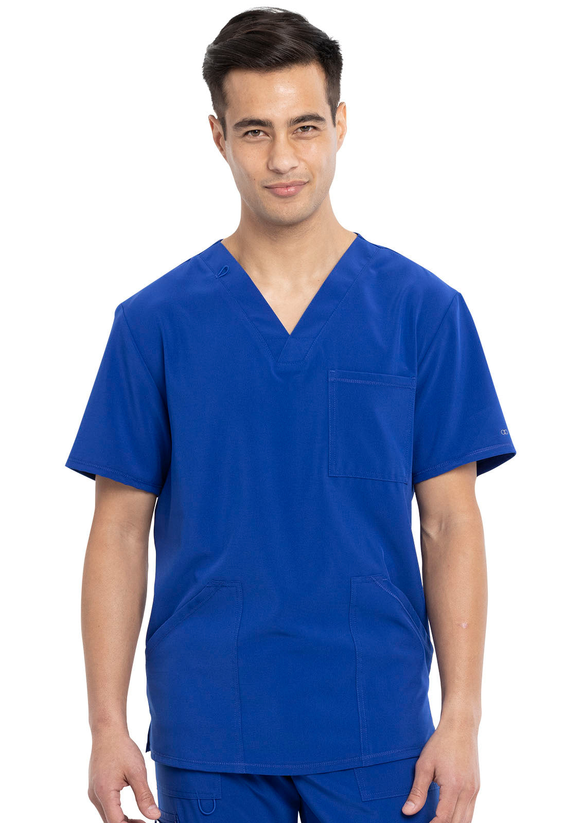 Allura CKA686 Men's V-Neck Scrub Top Galaxy Blue