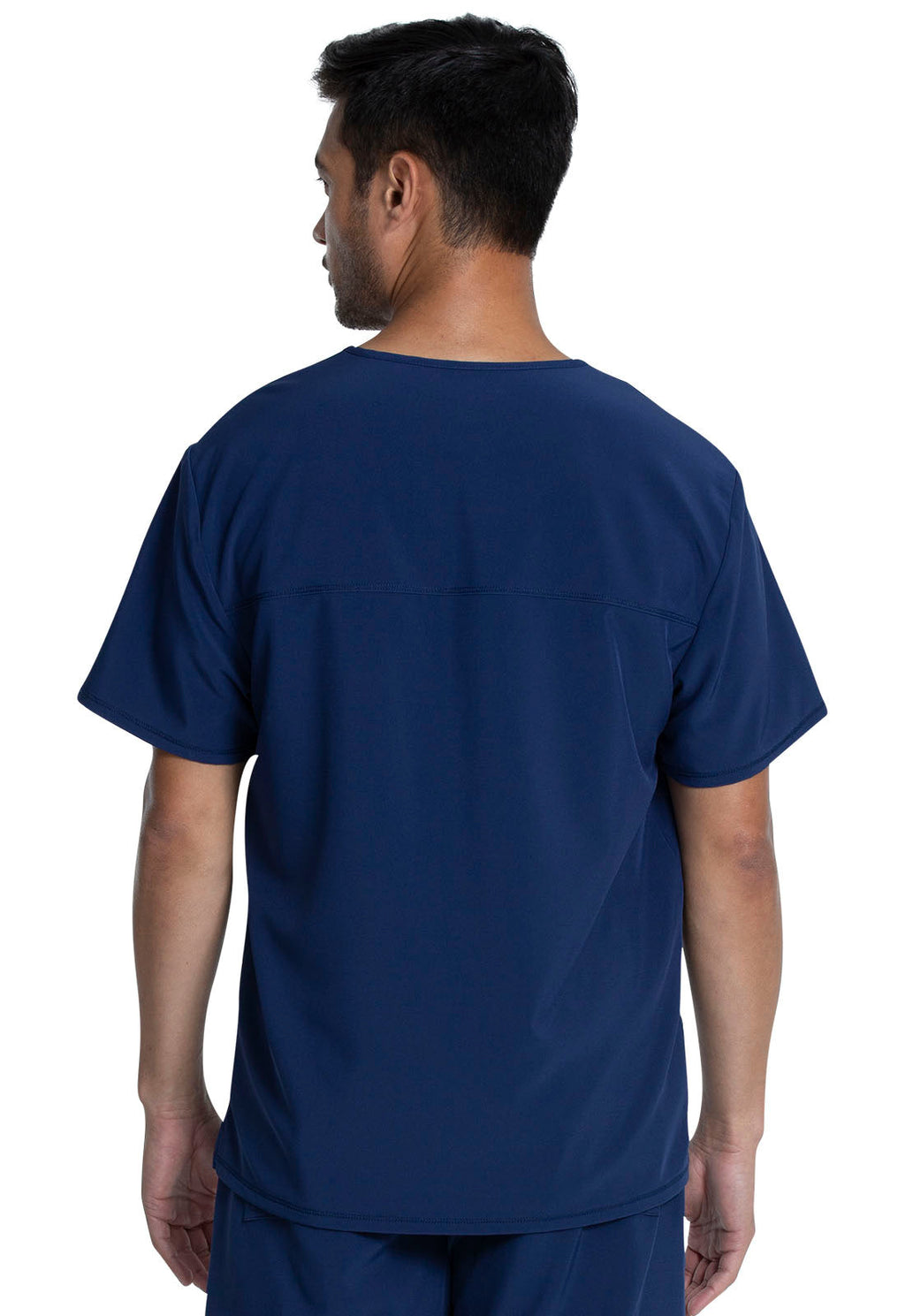 Allura CKA686 Men's V-Neck Scrub Top Navy