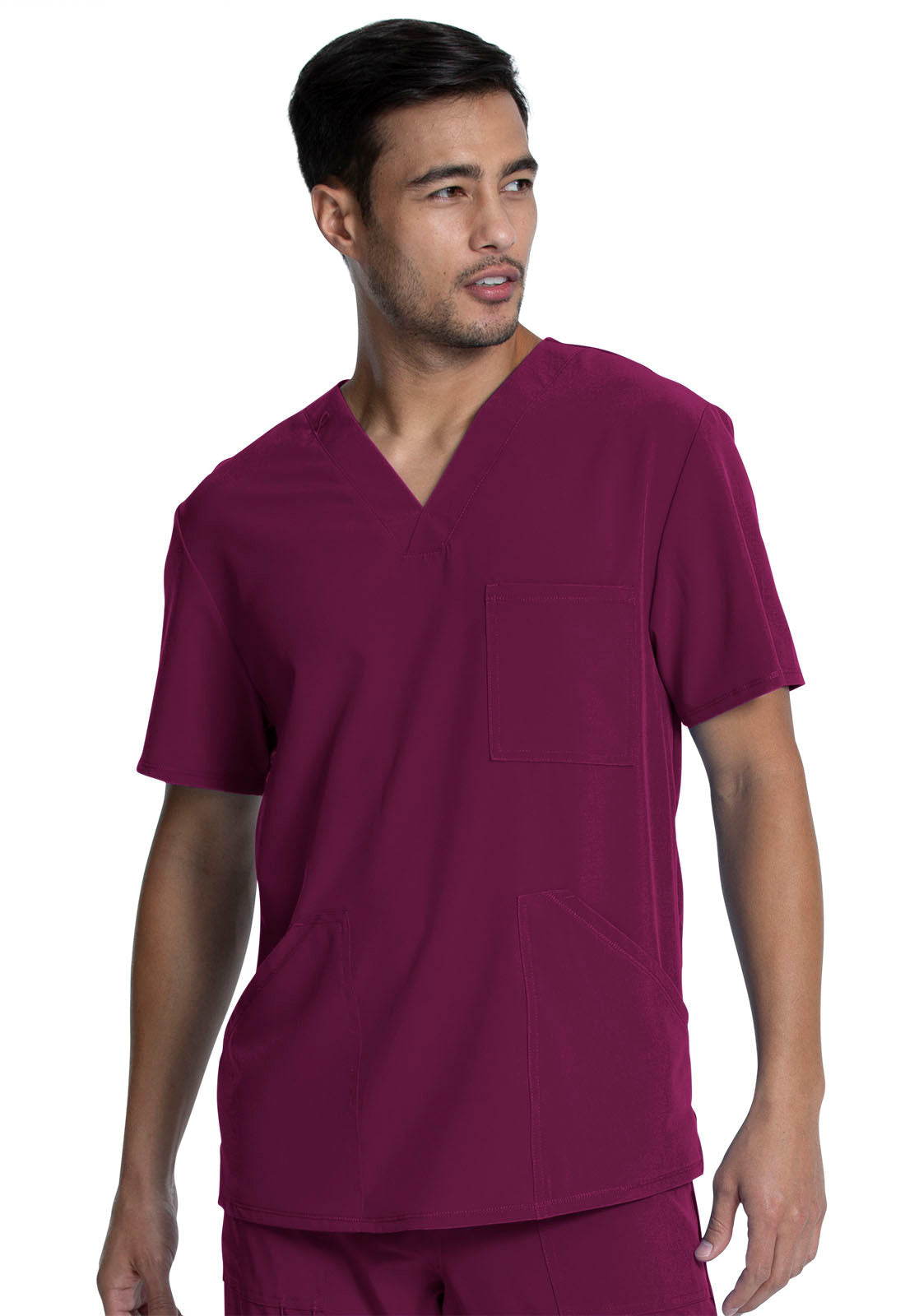 Allura CKA686 Men's V-Neck Top Wine