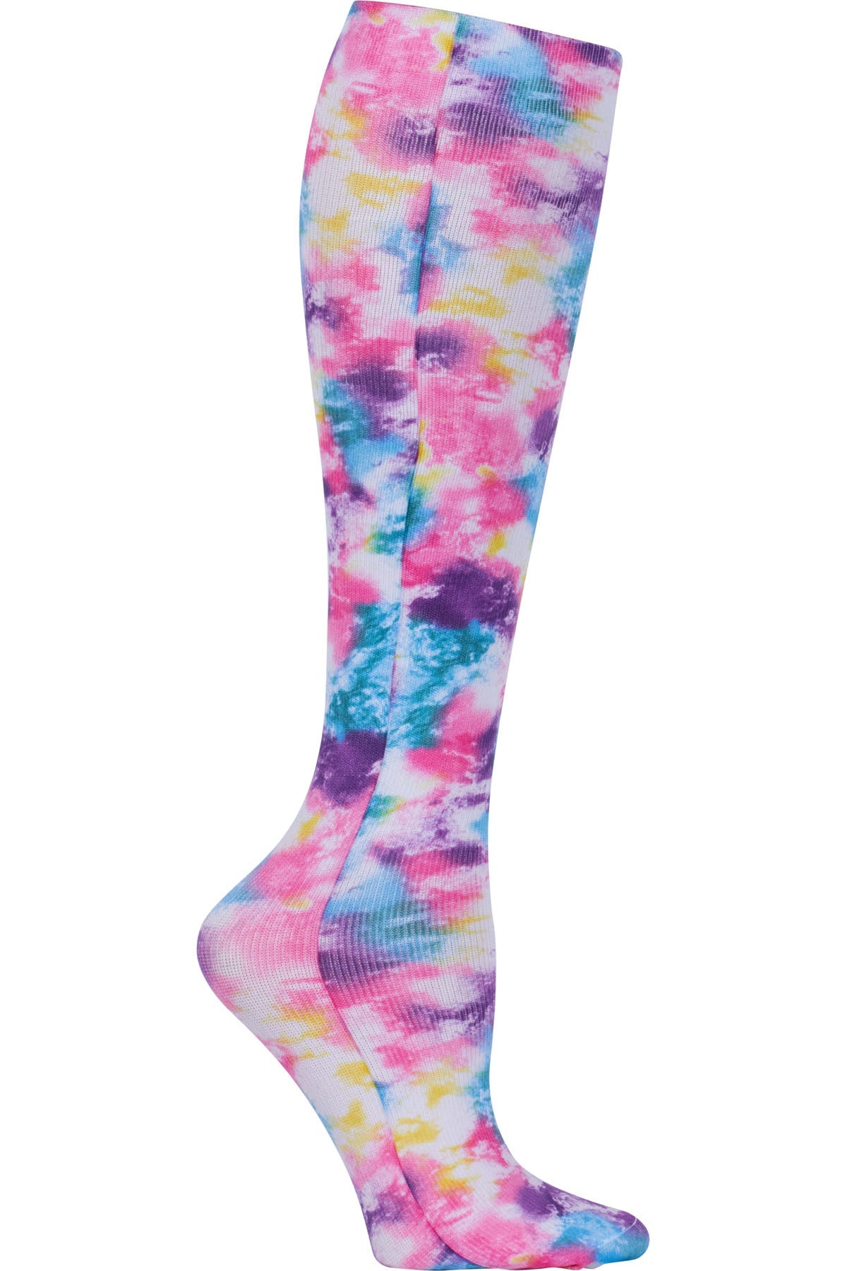 Legwear COMFORTSUPPOR Women's Knee High 8-15 mmHg Compression Sock Tie Dye Trip