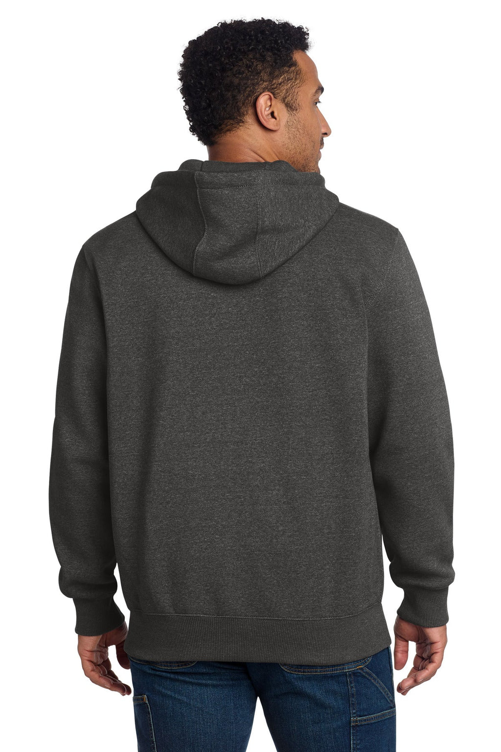 Carhartt Rain Defender Paxton Heavyweight Hooded Zip-Front Sweatshirt CT100614 Carbon Heather