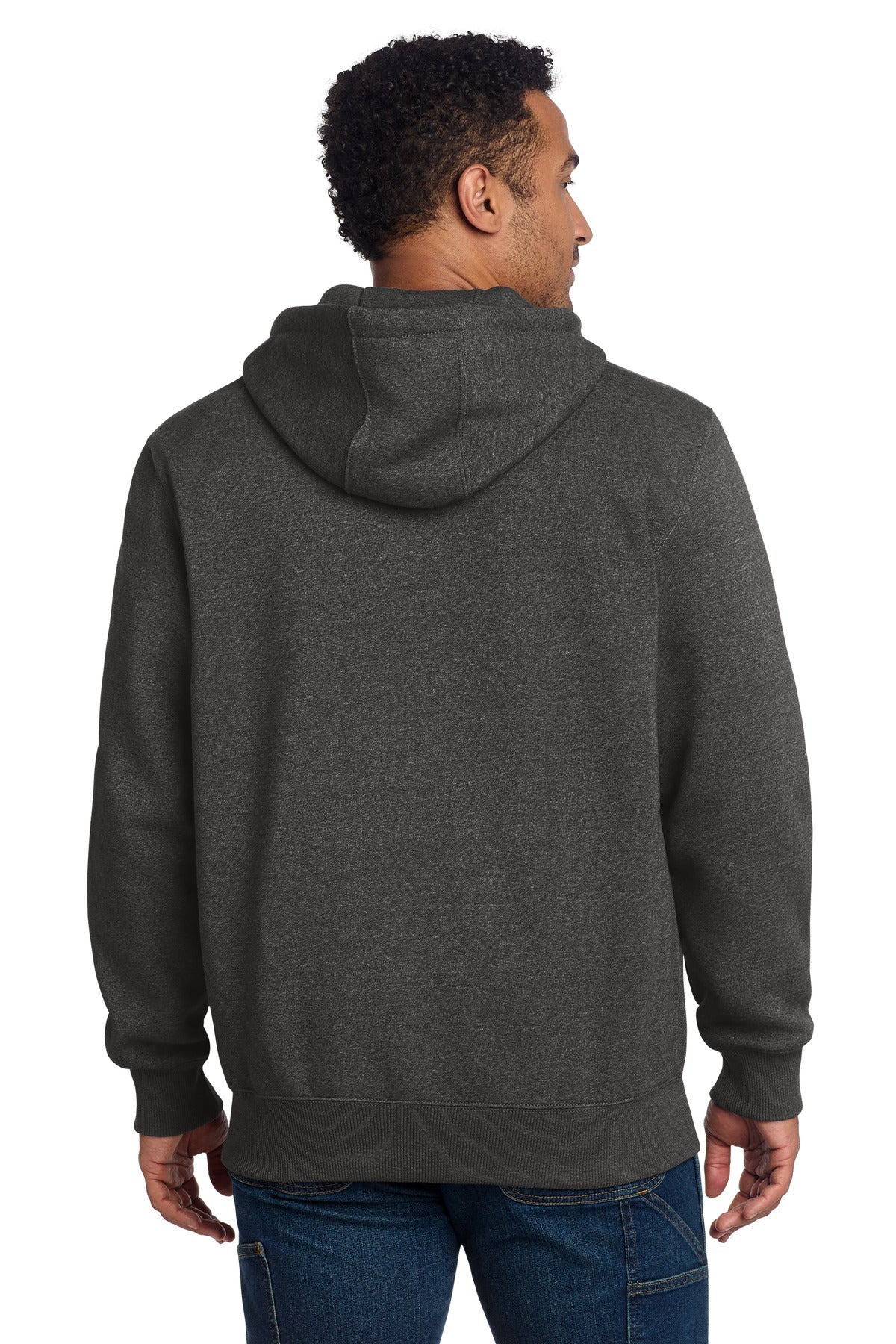 Carhartt Rain Defender Paxton Heavyweight Hooded Zip-Front Sweatshirt CT100614 Carbon Heather