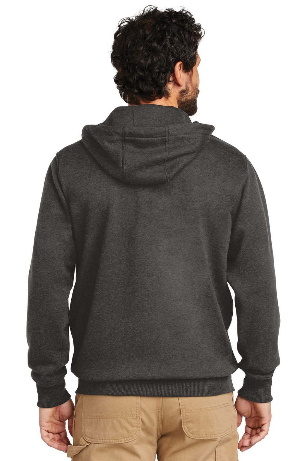 Carhartt Rain Defender Paxton Heavyweight Hooded Zip-Front Sweatshirt CT100614 Carbon Heather