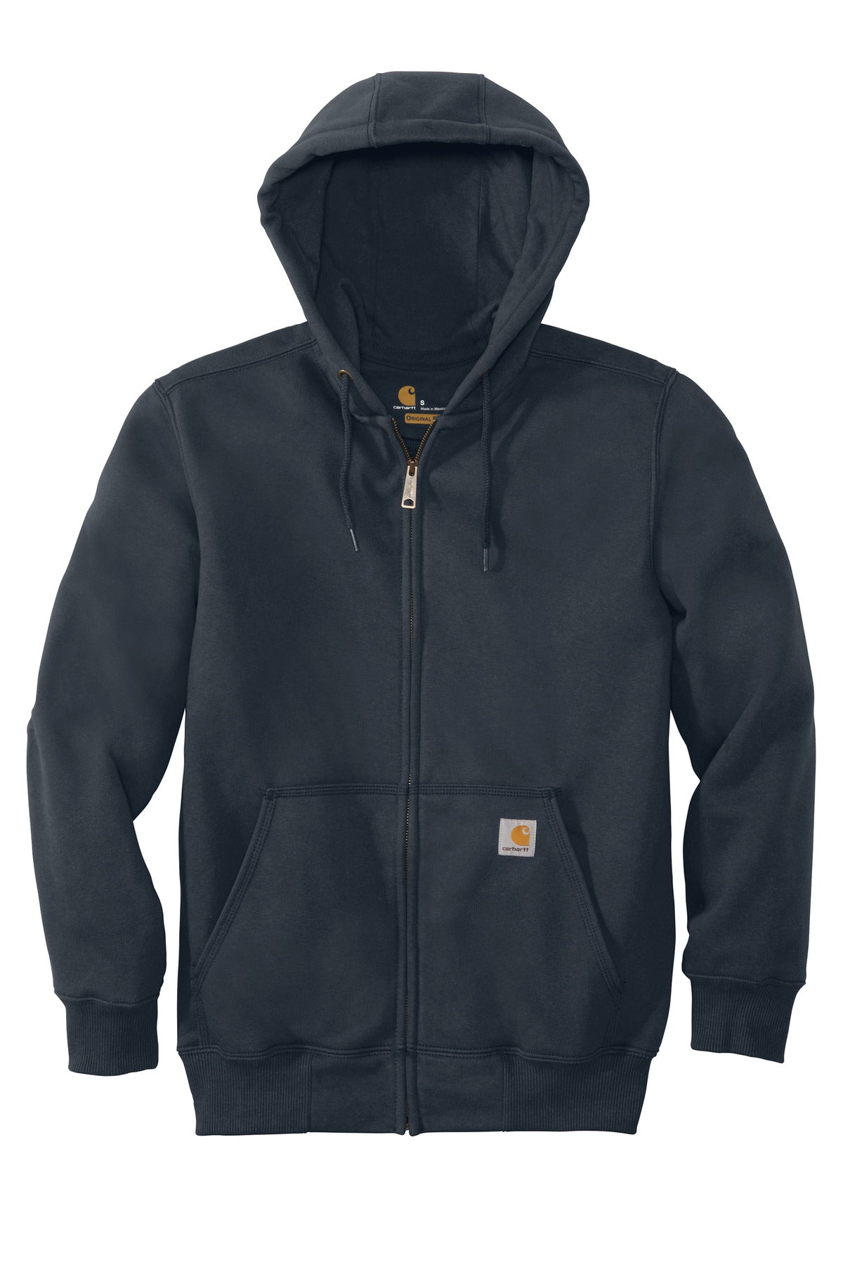 Carhartt Rain Defender Paxton Heavyweight Hooded Zip-Front Sweatshirt CT100614 New Navy
