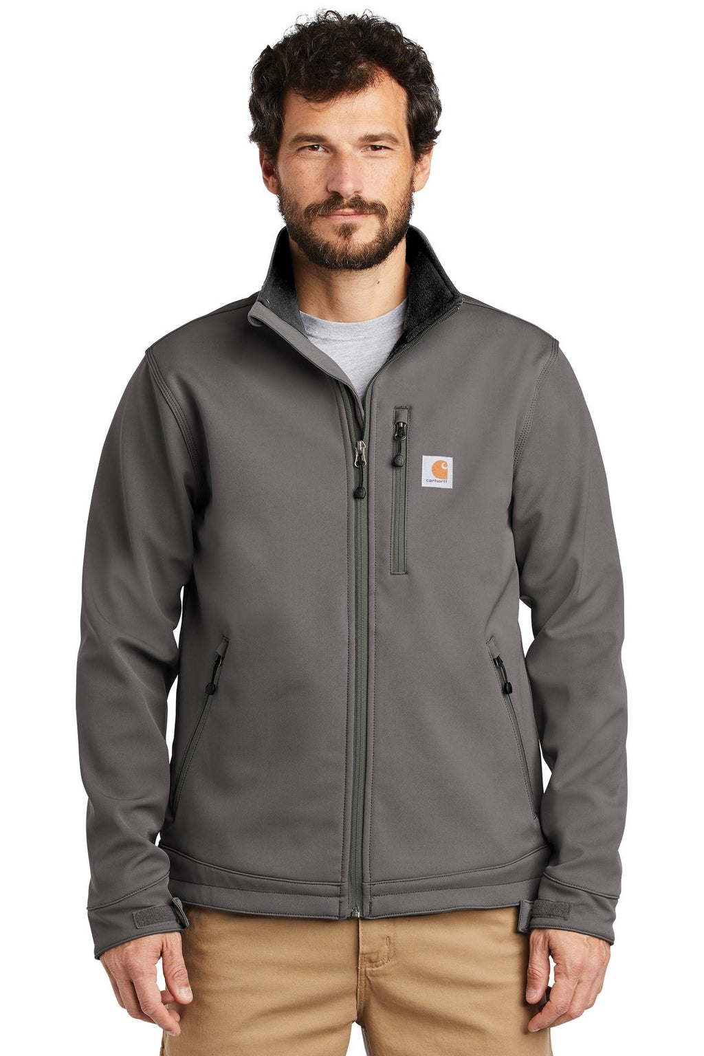 Carhartt Crowley Soft Shell Jacket CT102199 Charcoal