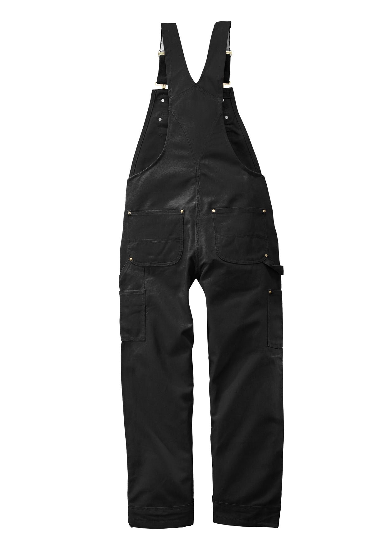 Carhartt Duck Unlined Bib Overalls CT102776 Black