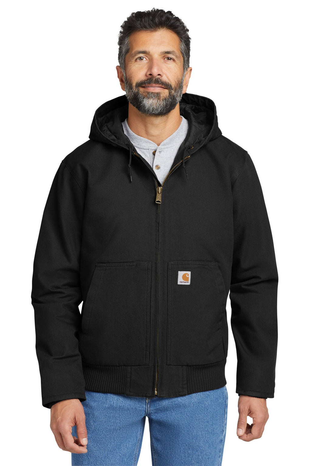 Carhartt Washed Duck Active Jac CT104050 Black
