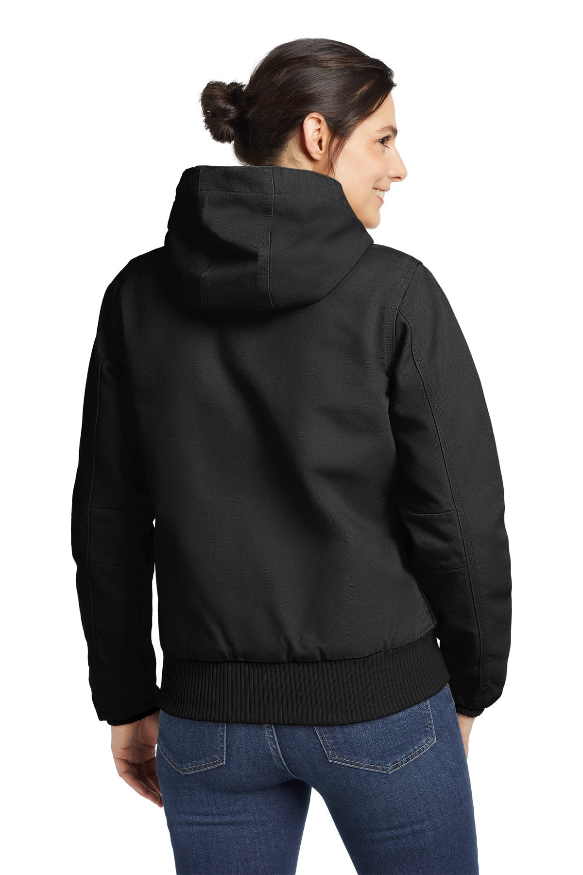 Carhartt Women's Washed Duck Active Jac CT104053 Black