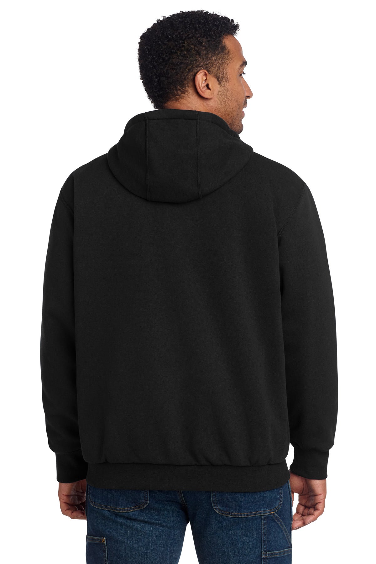 Carhartt Midweight Thermal-Lined Full-Zip Sweatshirt CT104078 Black