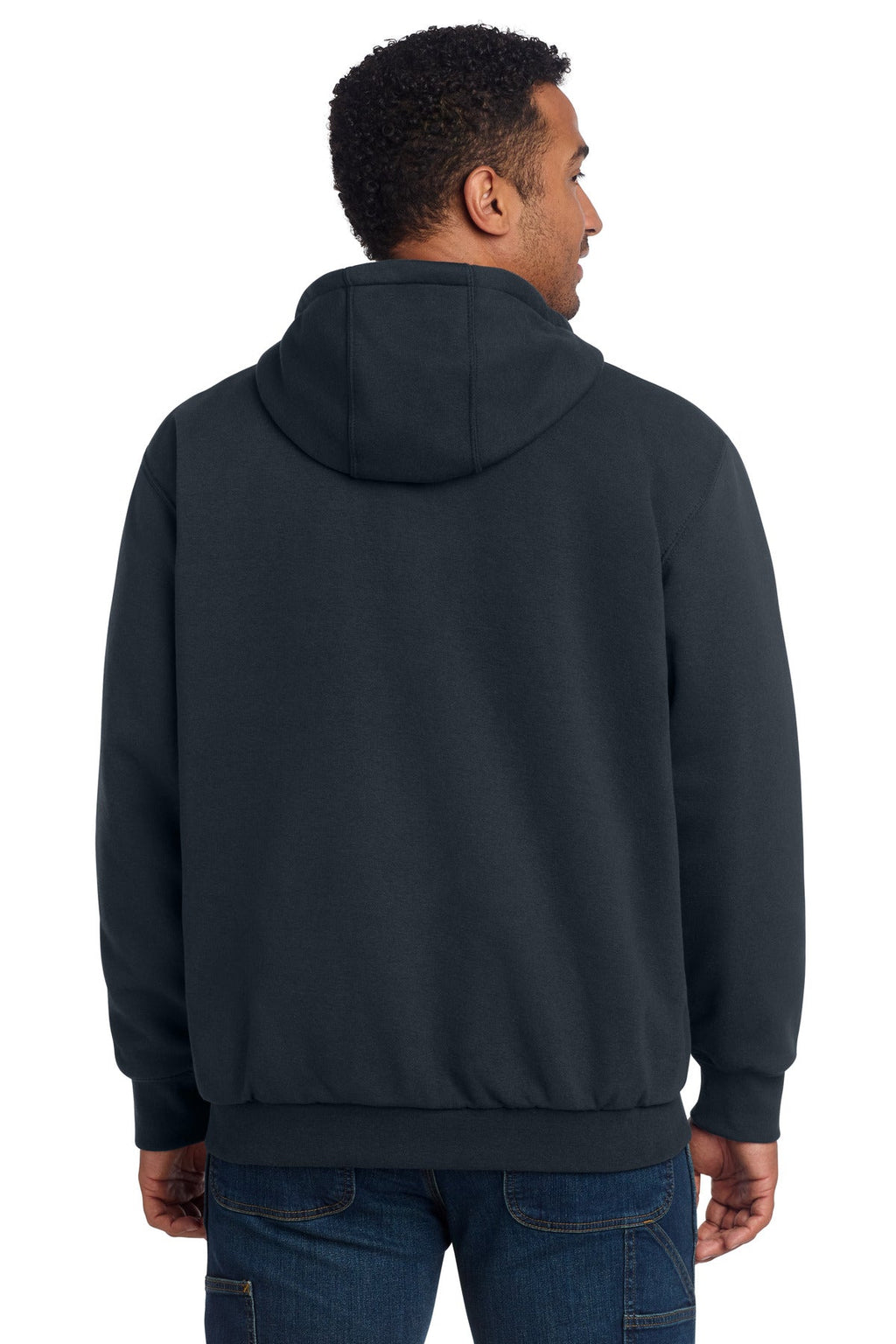 Carhartt Midweight Thermal-Lined Full-Zip Sweatshirt CT104078 New Navy