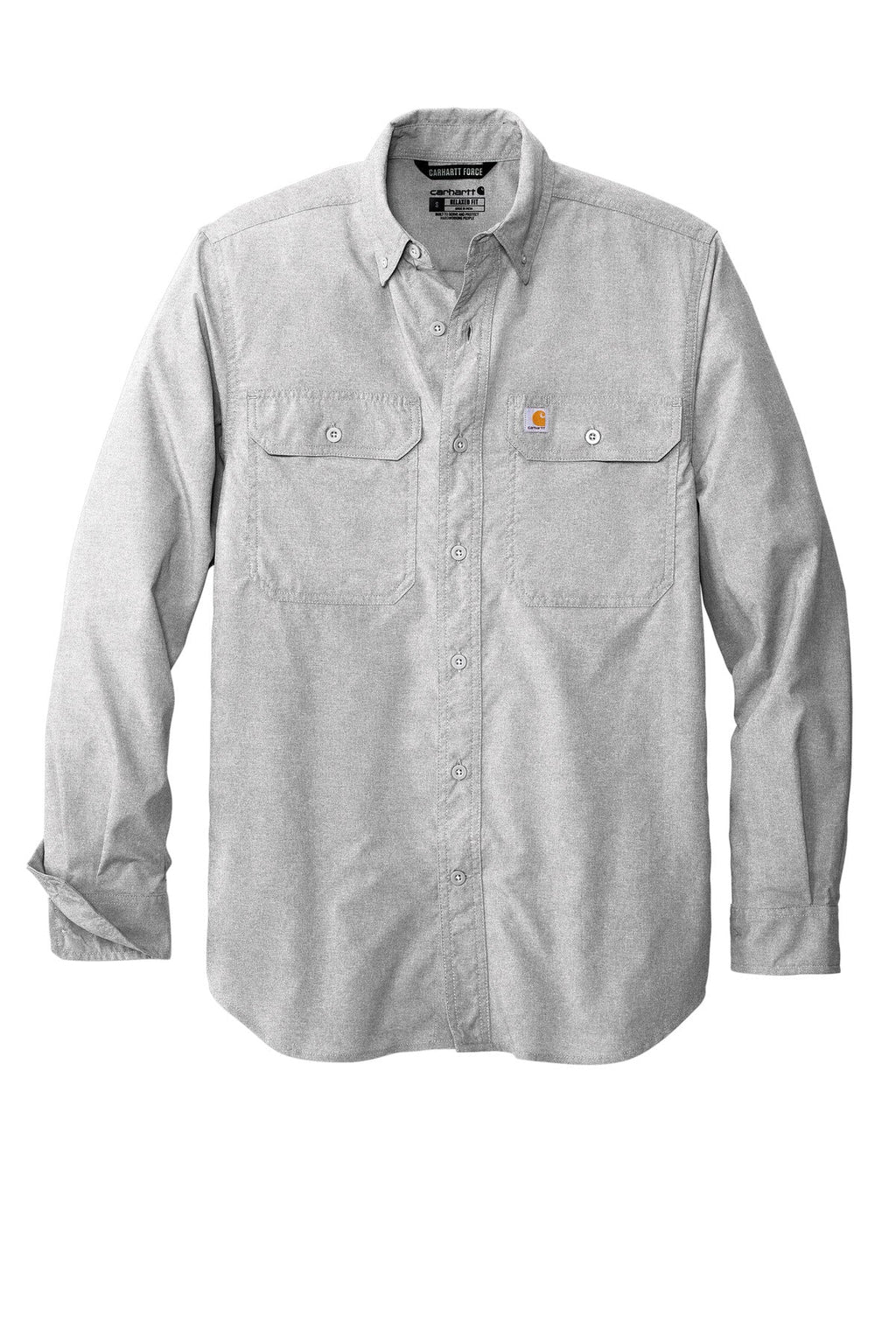 Carhartt Force Solid Long Sleeve Shirt CT105291 Steel