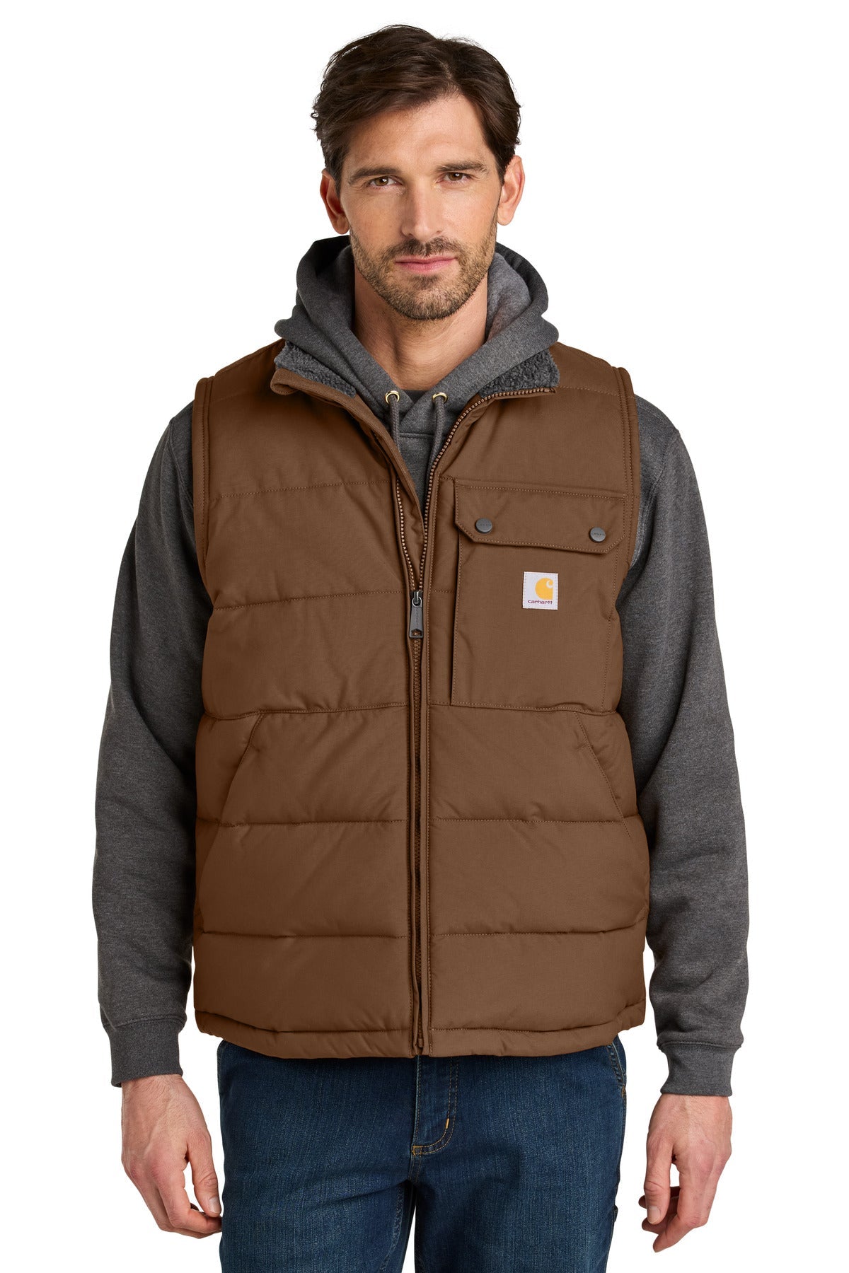 Carhartt Montana Insulated Vest CT105475 Red Duck Brown