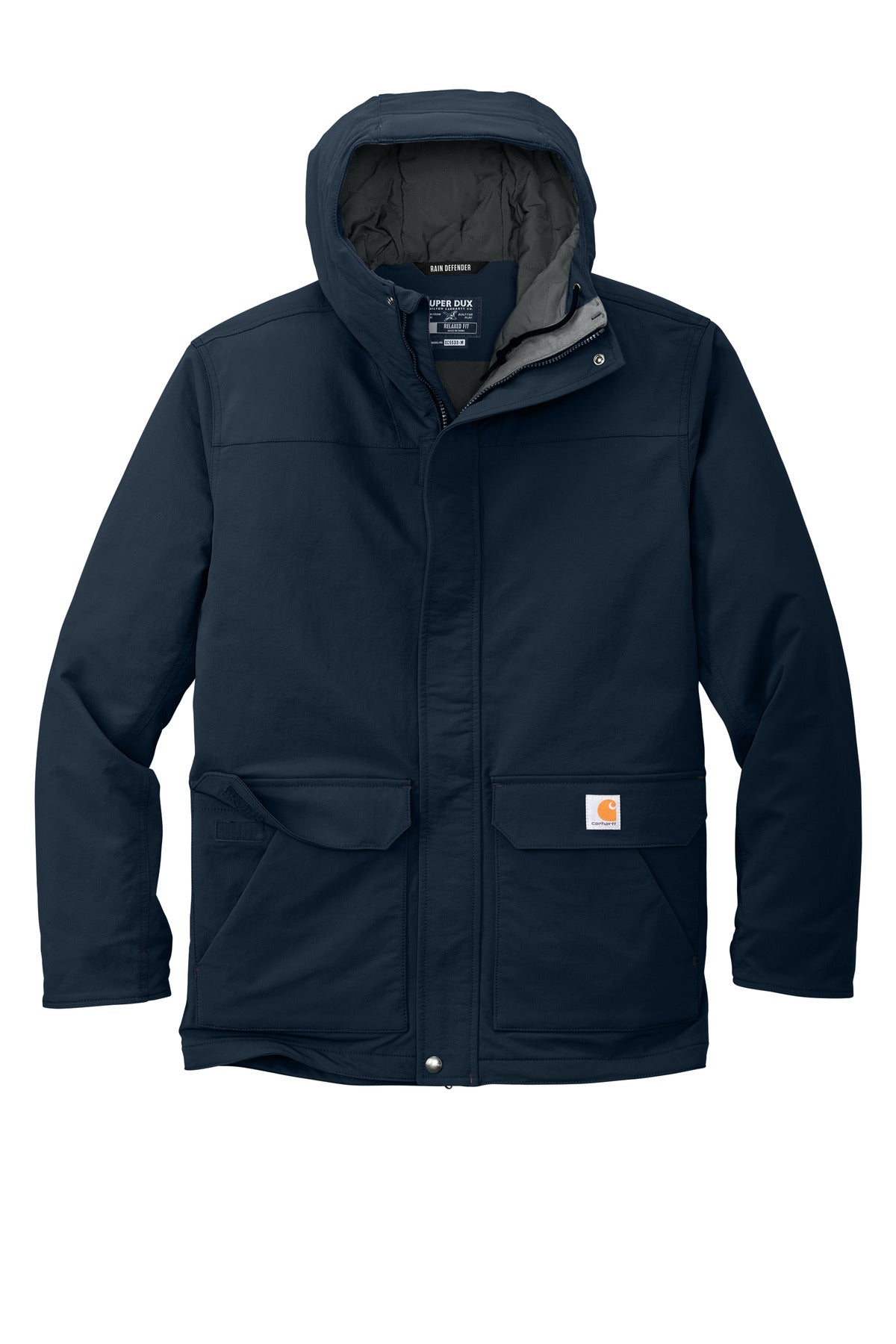 Carhartt Super Dux Insulated Hooded Coat CT105533 Navy
