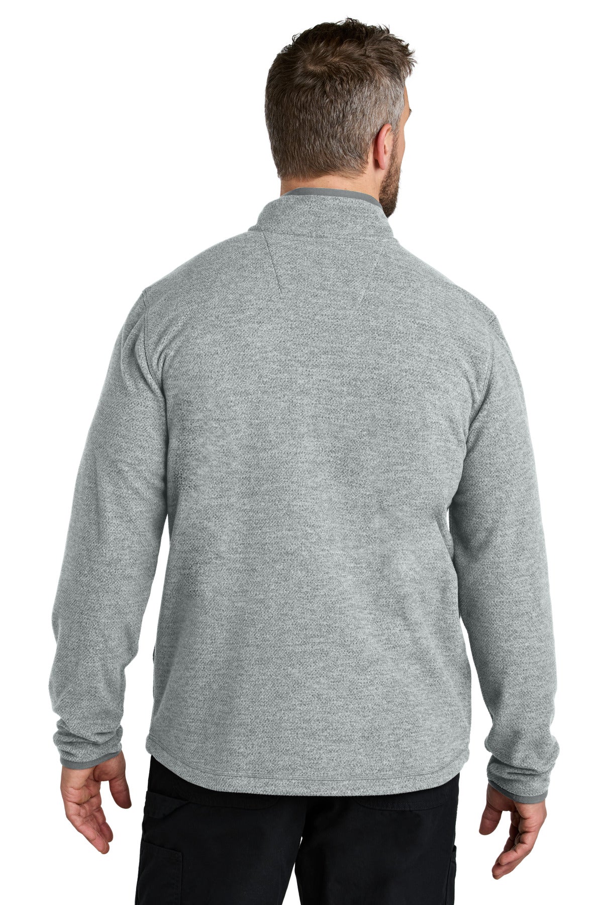 Carhartt Textured Full-Zip Fleece Jacket CT106416 Heather Grey
