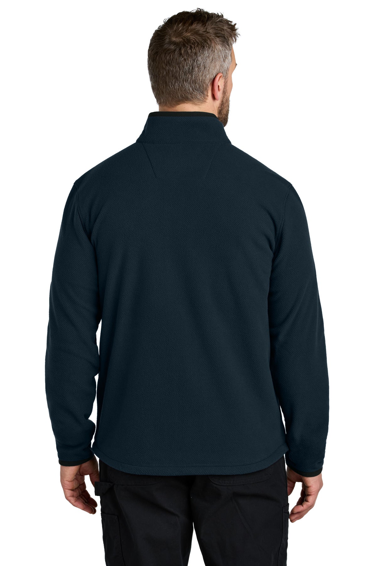 Carhartt Textured Full-Zip Fleece Jacket CT106416 Navy