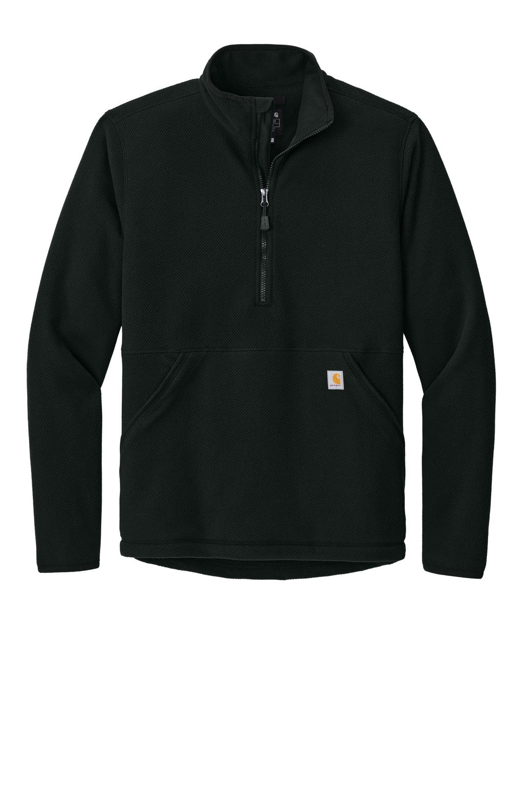 Carhartt Textured 1/2-Zip Fleece Jacket CT106417 Black