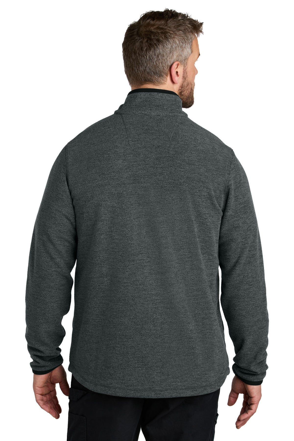 Carhartt Textured 1/2-Zip Fleece Jacket CT106417 Carbon Heather