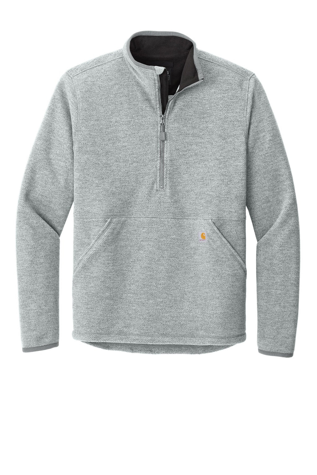 Carhartt Textured 1/2-Zip Fleece Jacket CT106417 Heather Grey