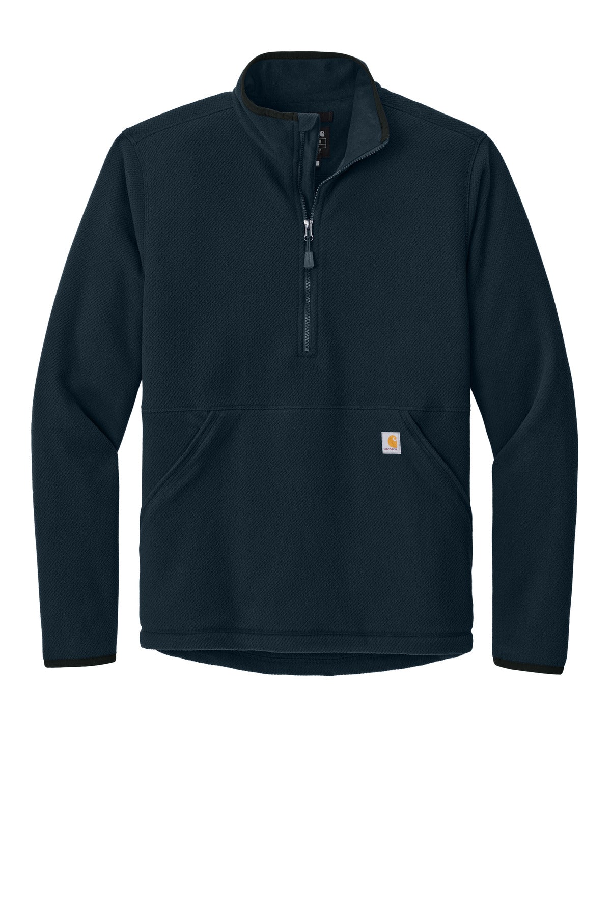 Carhartt Textured 1/2-Zip Fleece Jacket CT106417 Navy