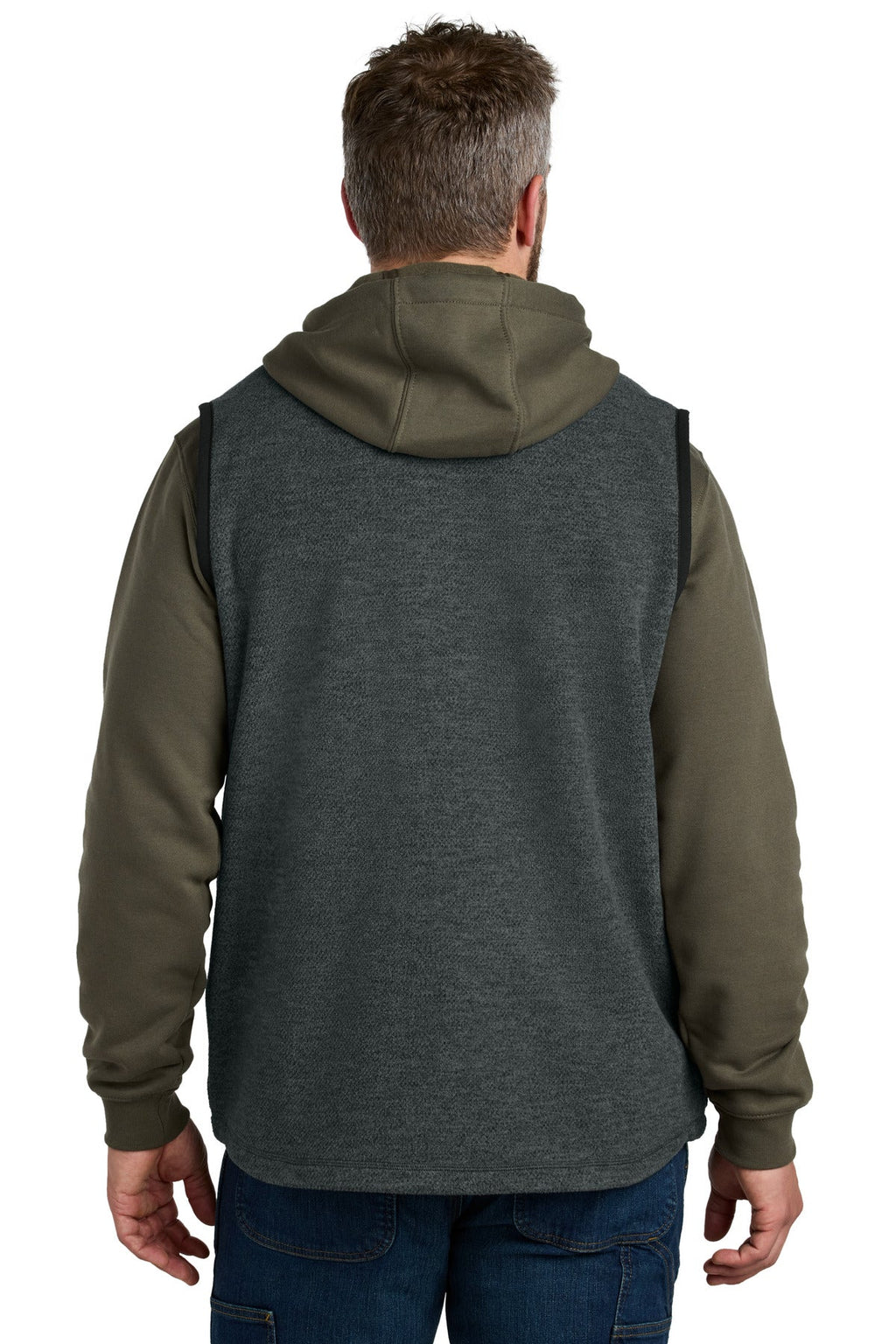 Carhartt Textured Fleece Vest CT106418 Carbon Heather