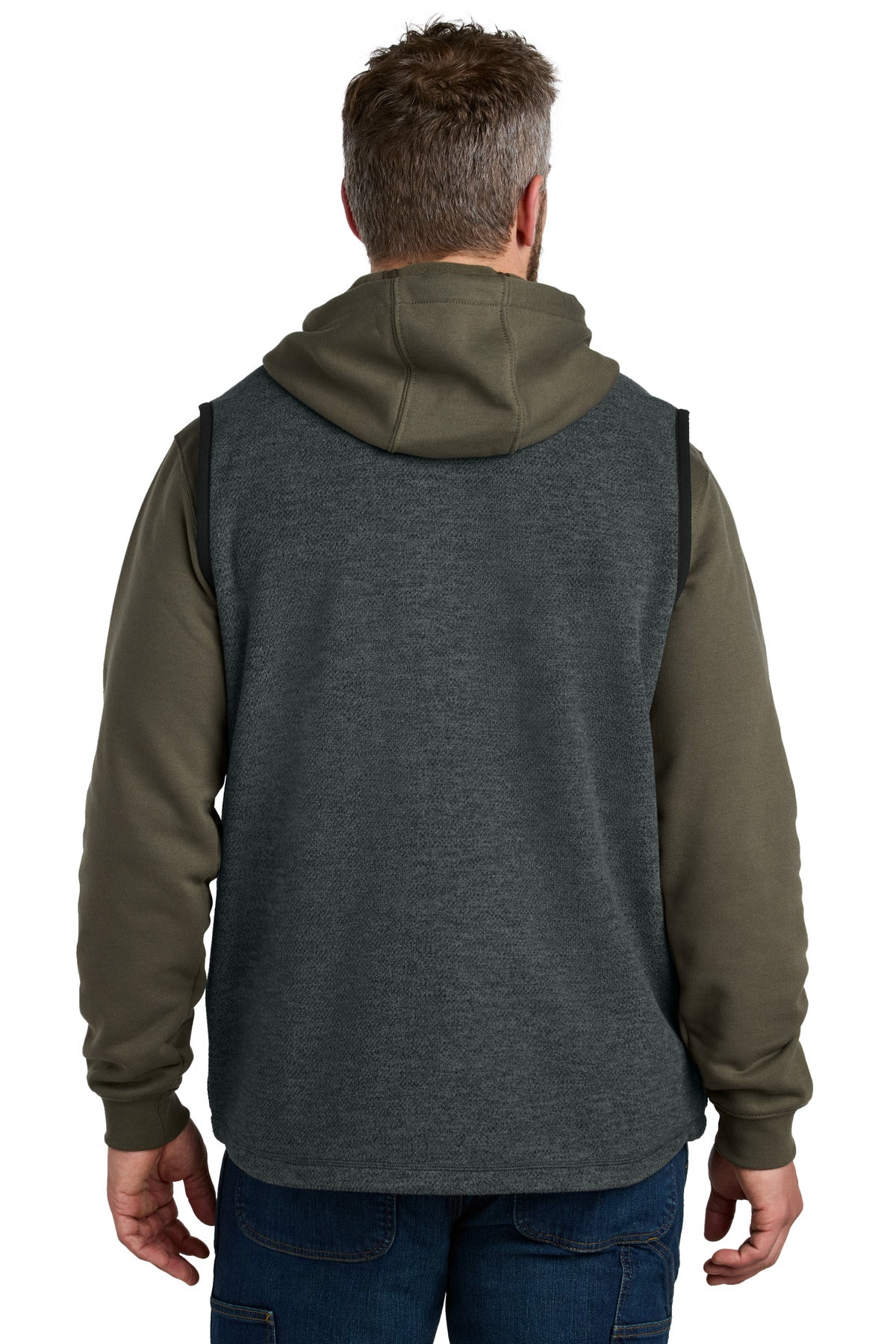 Carhartt Textured Fleece Vest CT106418 Carbon Heather