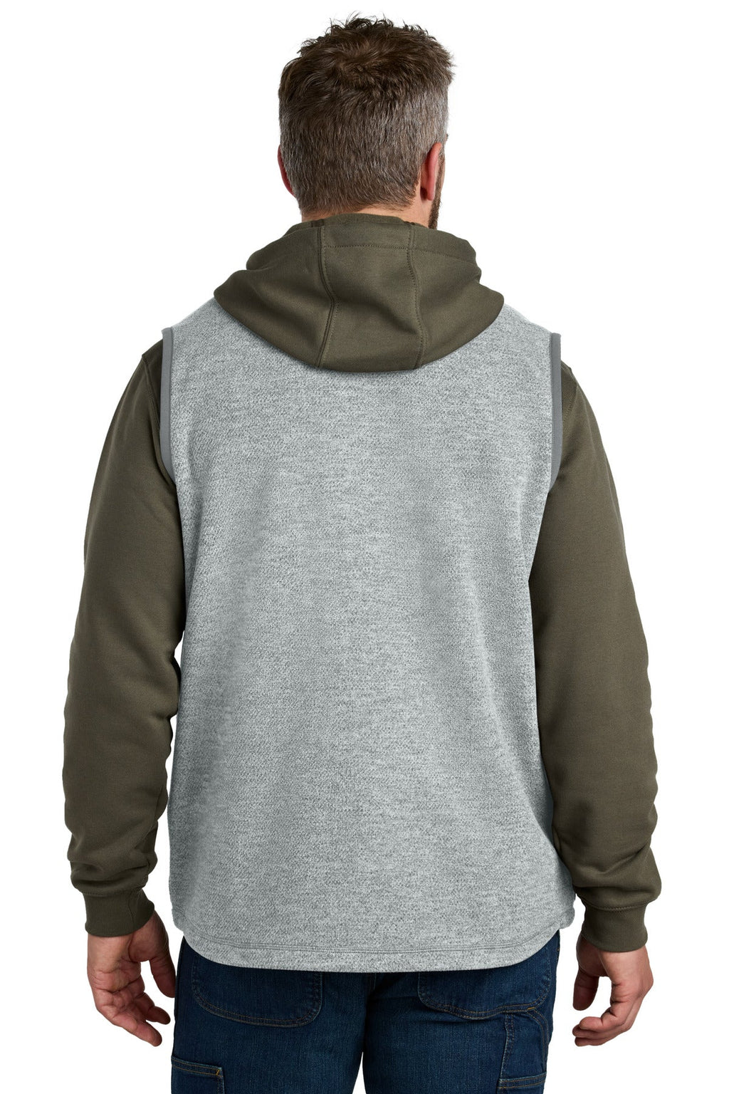 Carhartt Textured Fleece Vest CT106418 Heather Grey