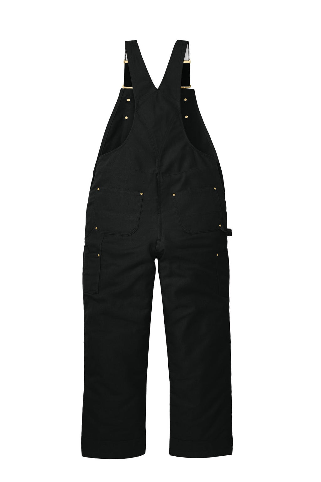 Carhartt Firm Duck Insulated Bib Overalls CT106672 Black