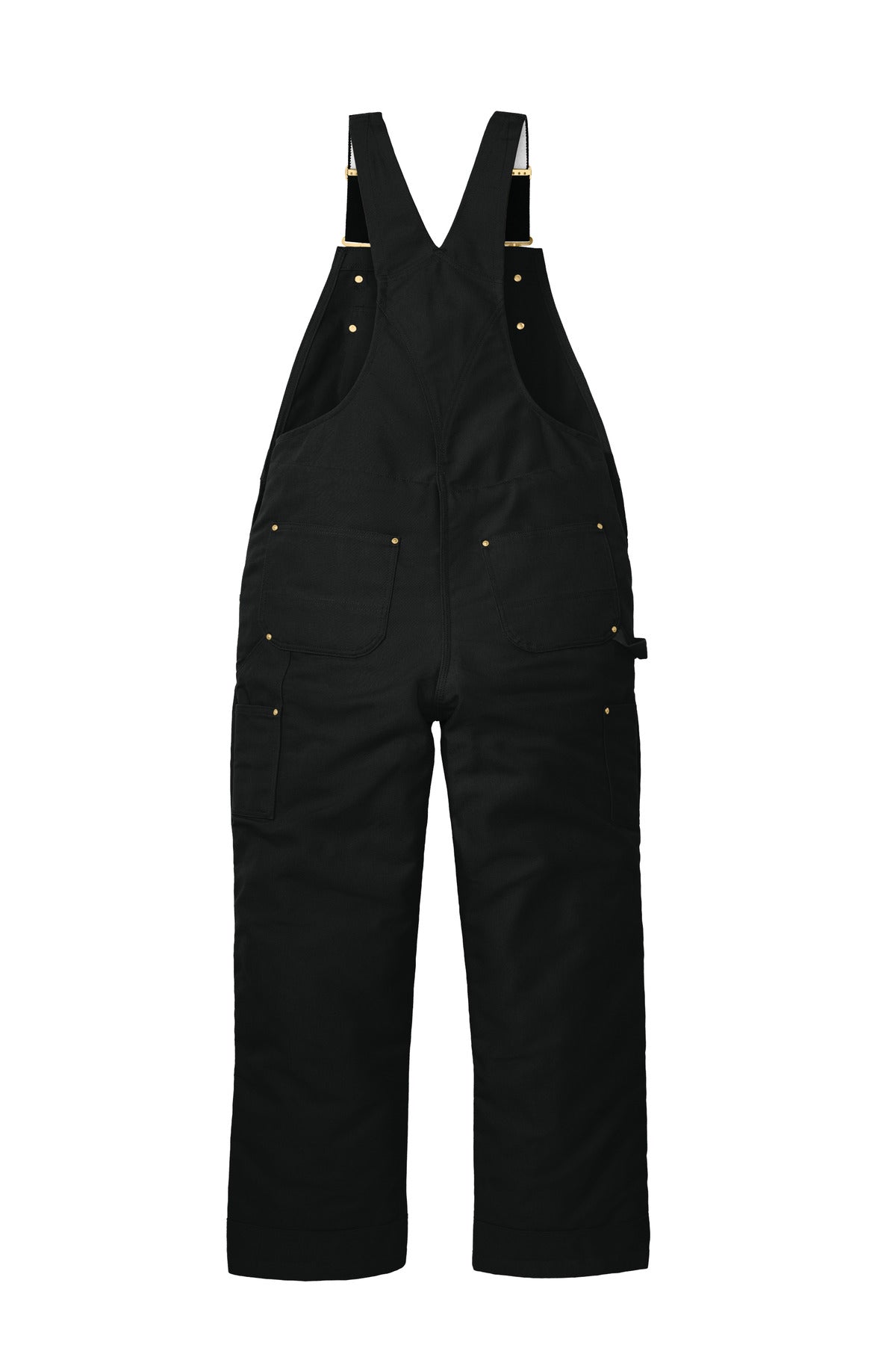 Carhartt Firm Duck Insulated Bib Overalls CT106672 Black