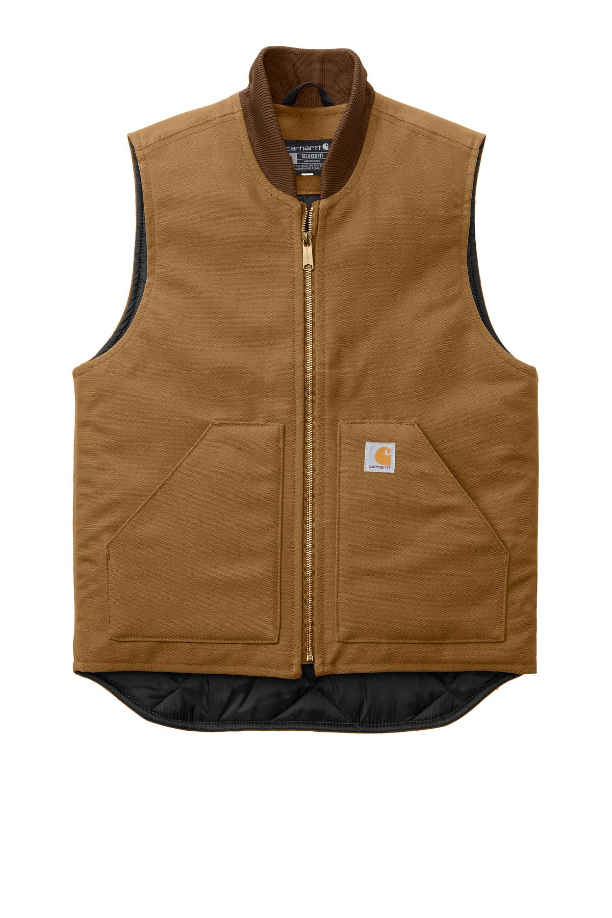 Carhartt Duck Vest CT106676 Carhartt Brown