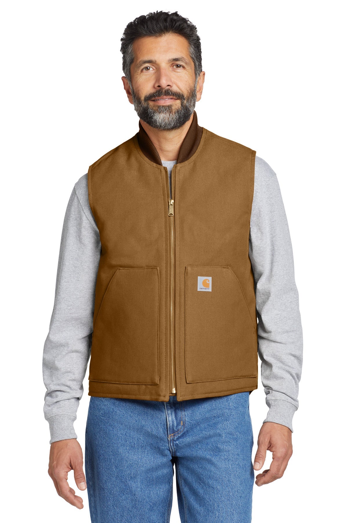 Carhartt Duck Vest CT106676 Carhartt Brown